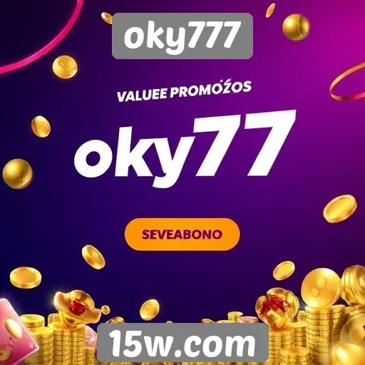 Novidades nas promoções do site Oky777